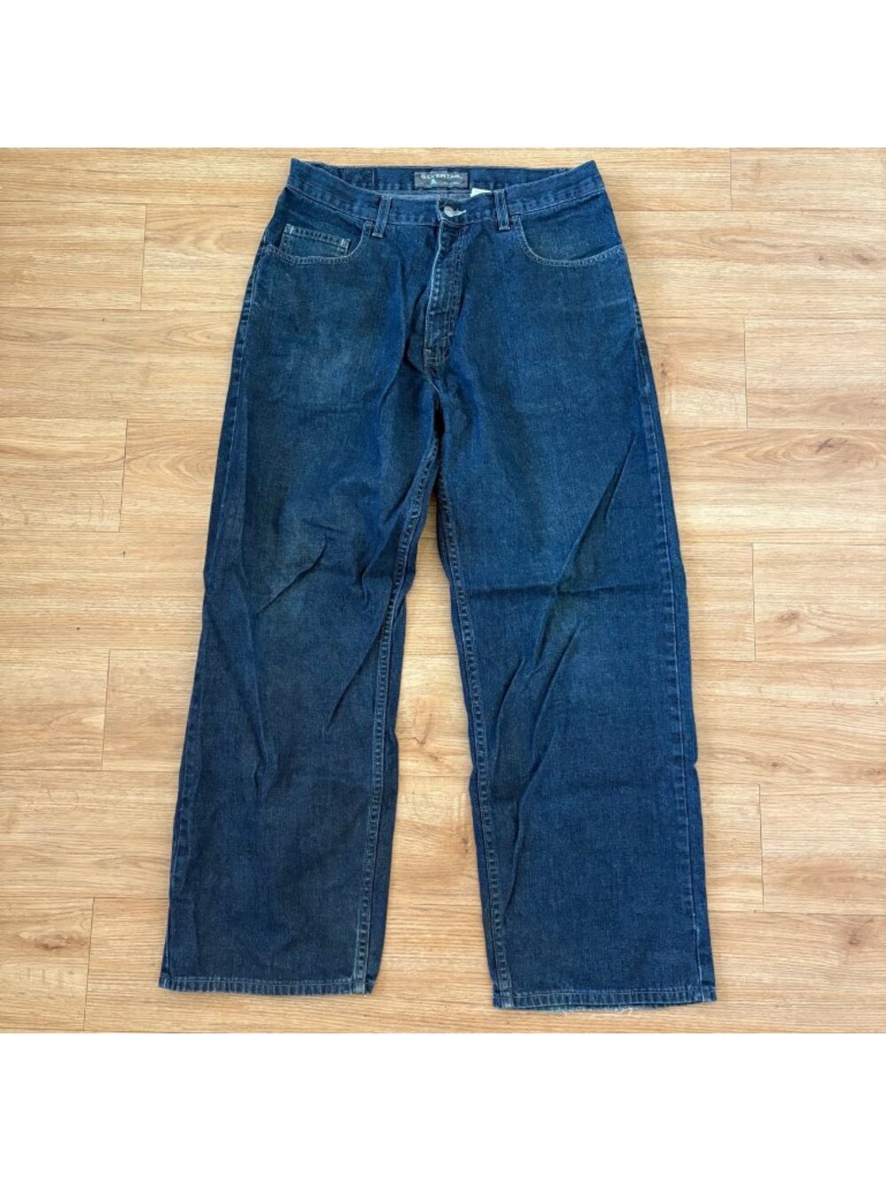 Silvertab By Levi’s Mid Rise Oversized Fit Straight Leg Jeans Blue Size 33x32